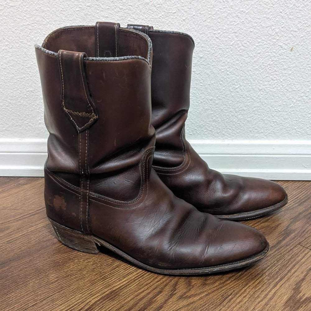 Frye Size 13 Leather Cowboy Boots